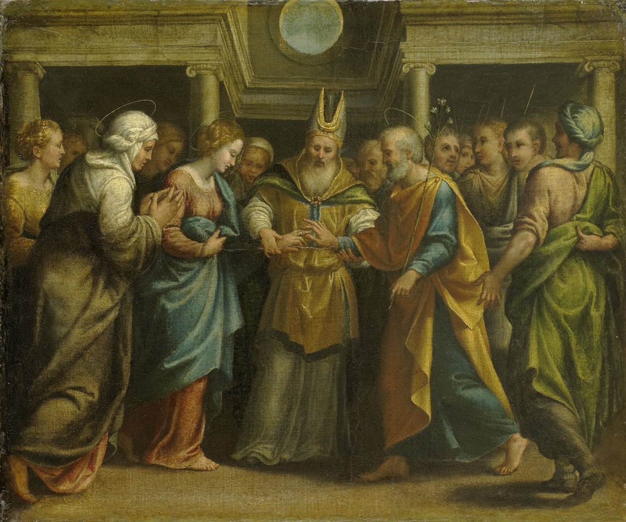 Matrimonio de María y José de Anonymous