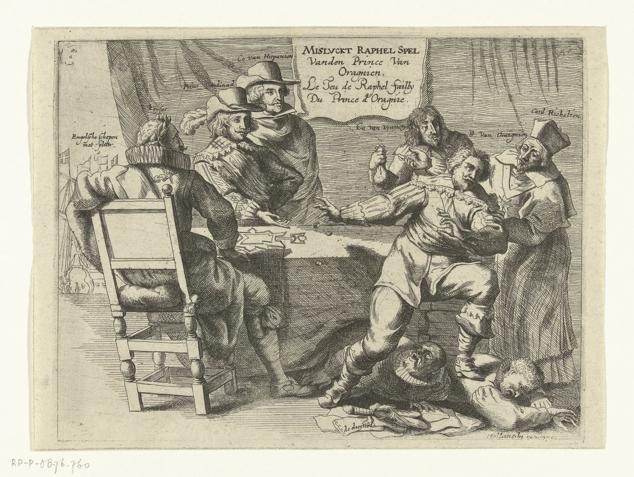 Juego fallido en Schenkenschans, 1635-1636 Raphael Game fallido Van den Prince van Oragnien / Le Jeu de Raphel failly Du Prince d