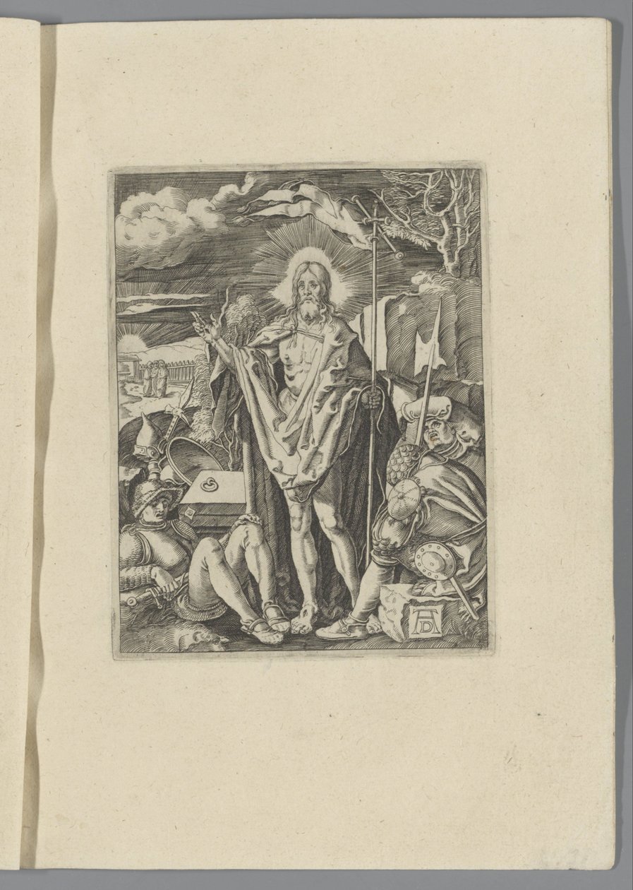 Ascenso de Cristo The Little Pass (título de la serie) Figura de Passio Christi Ab Alberto Durer Nuremberg (título de la serie) de Anonymous