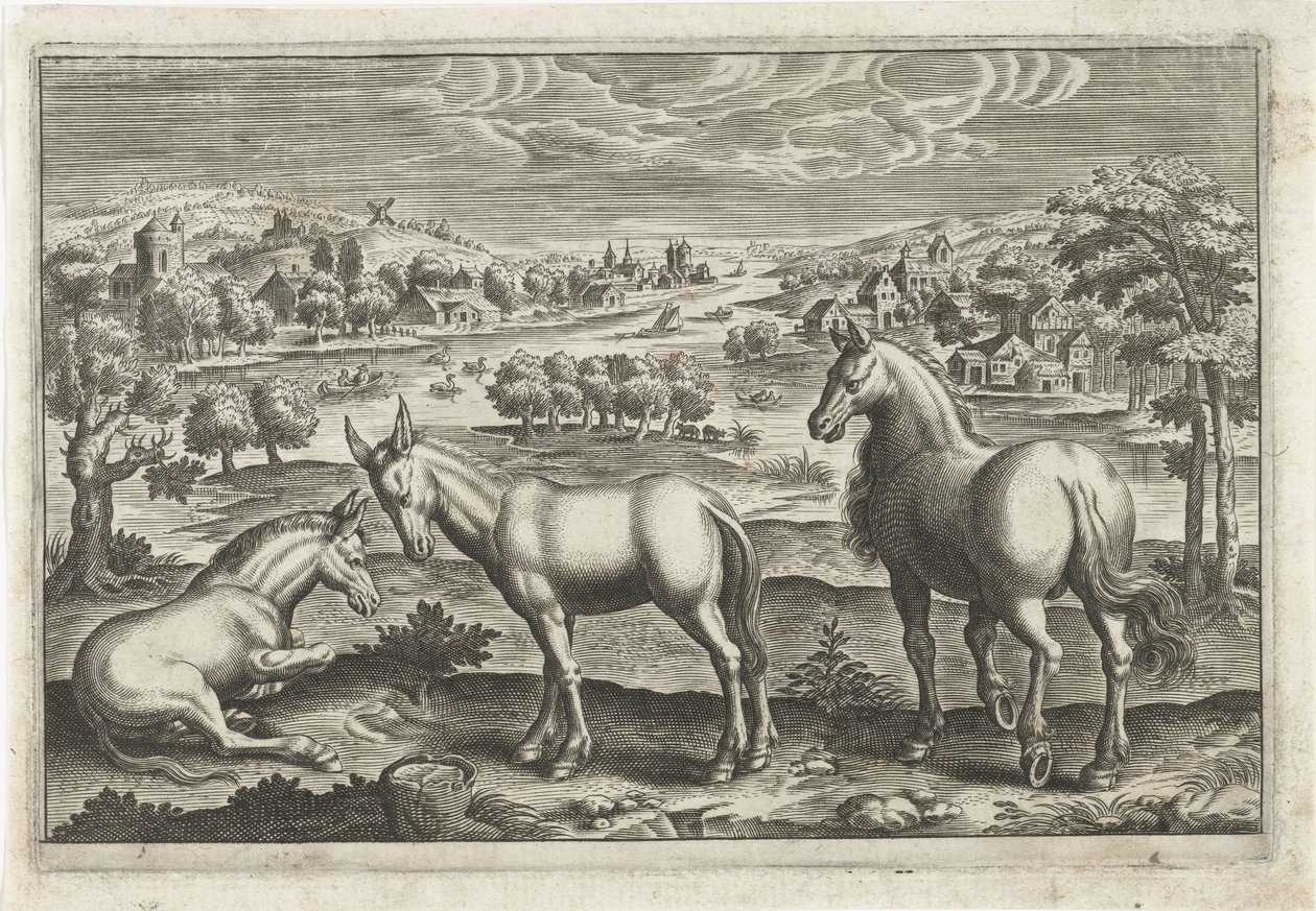 caballo y burros Animales de cuatro patas (título de la serie) Animalivm Qvaddrvpedvm (título de la serie) de Anonymous