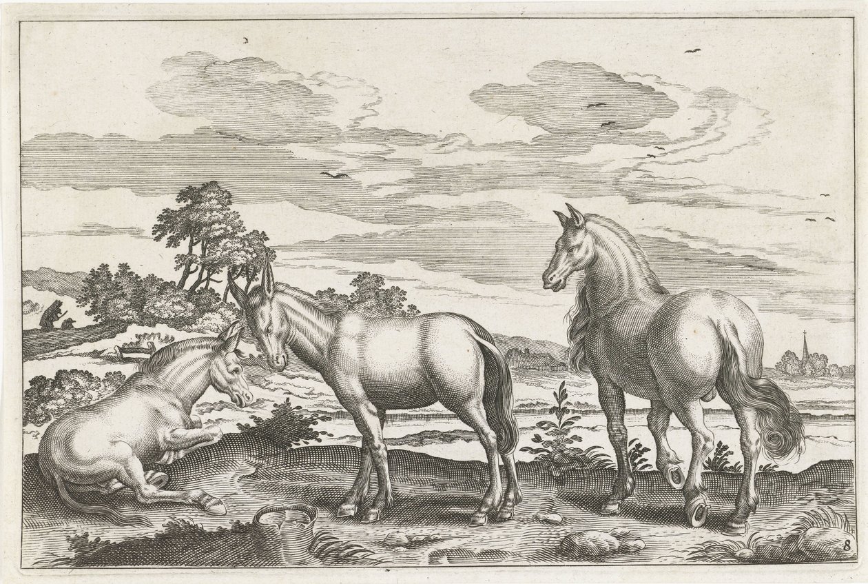 caballo y burros Animales de cuatro patas (título de la serie) Animalivm Qvaddrvpedvm (título de la serie) de Anonymous