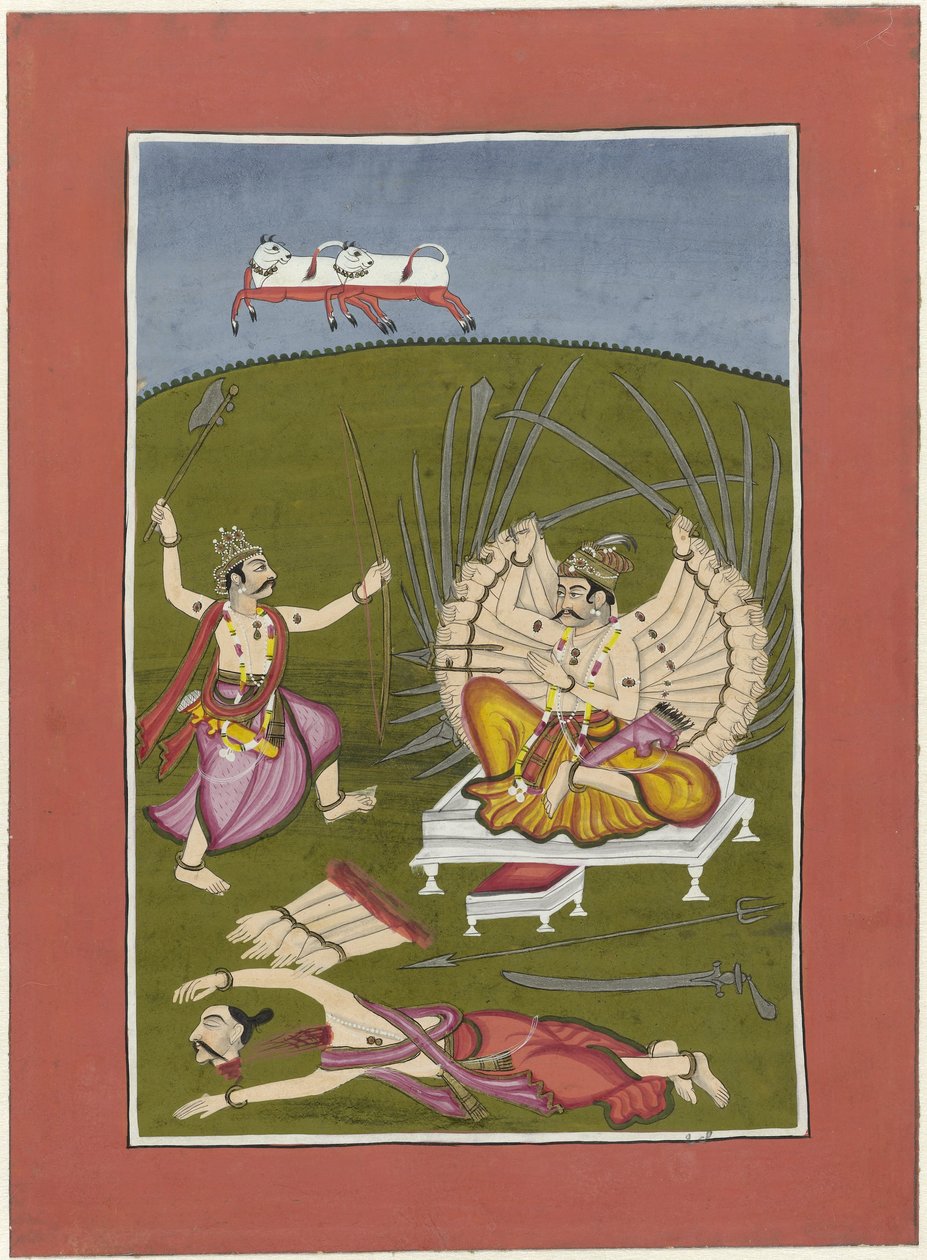Parasurama (encarnación de Vishnu como Rama-con-un-hacha)
Avatares de Vishnu (título de la serie) de Anonymous