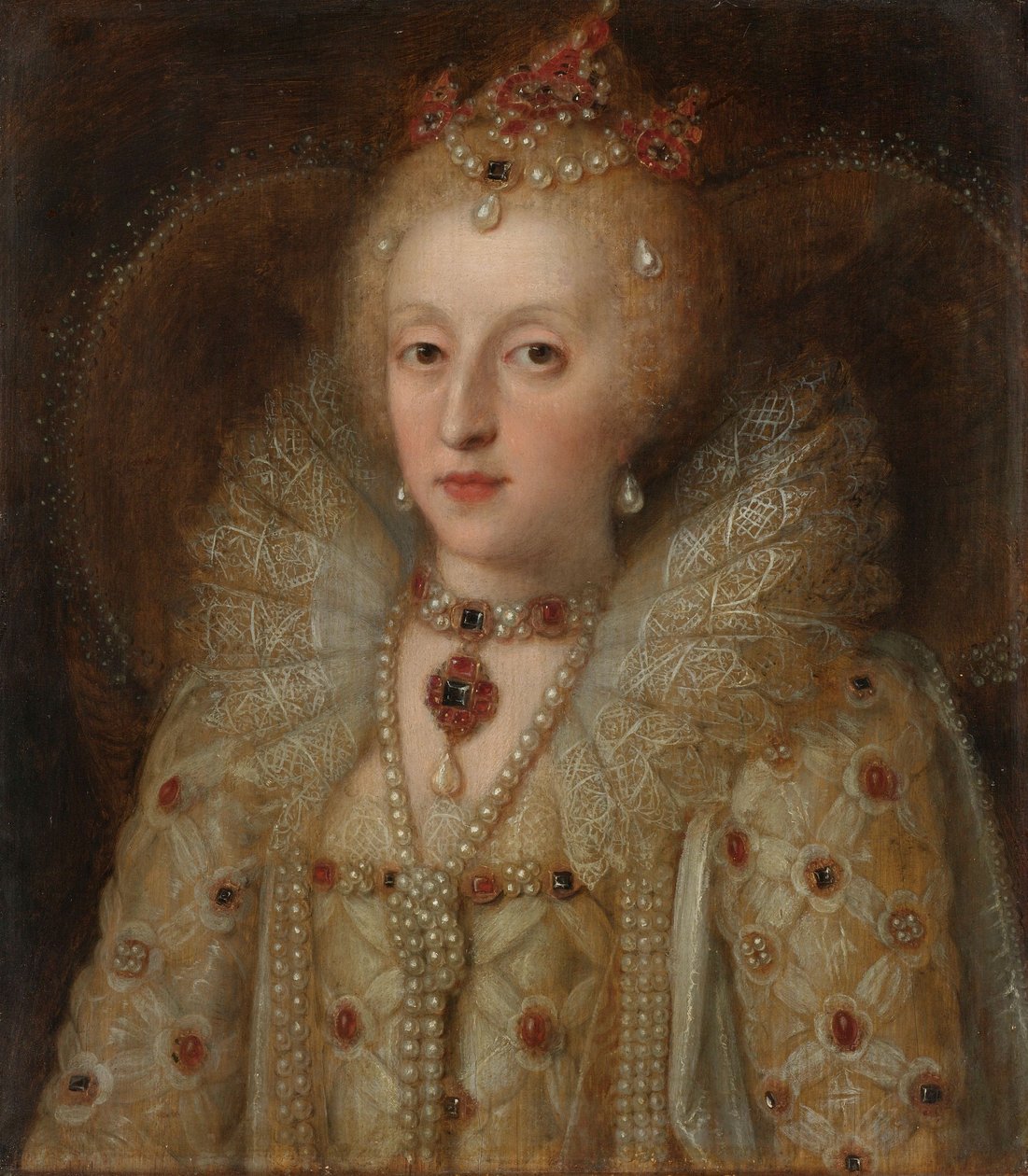Retrato de Isabel I, Reina de Inglaterra de Anonymous