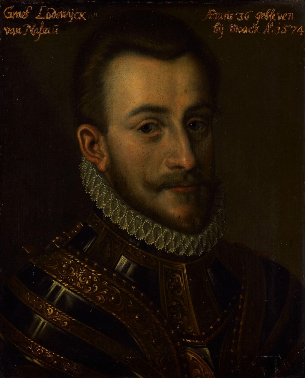 Retrato de Luis, Conde de Nassau de Anonymous