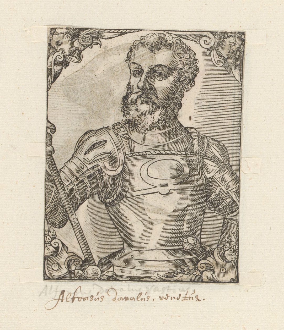 Portret van Alfonso de Avales de Anonymous