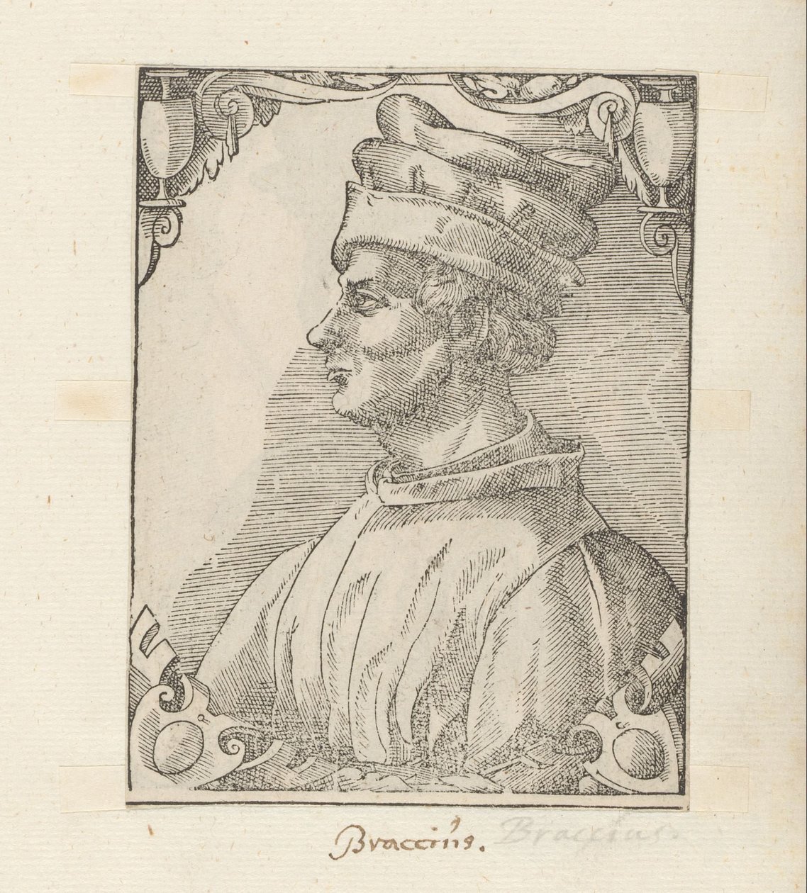 Portarretrato de Braccio da Montone de Anonymous