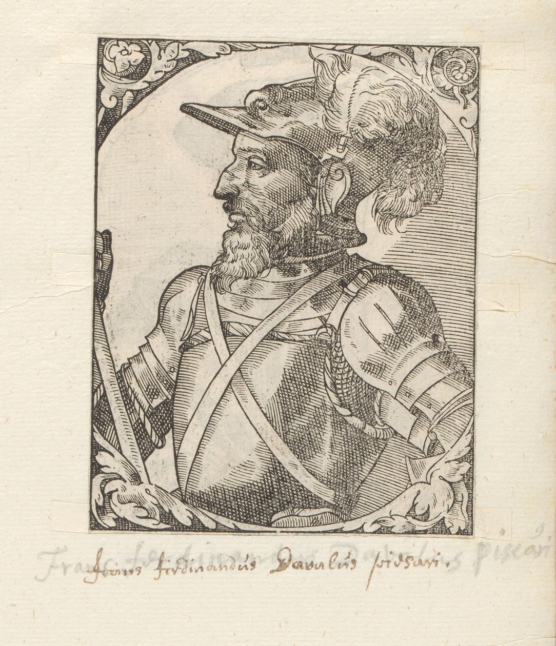 Portret van Fernando de Avales de Anonymous
