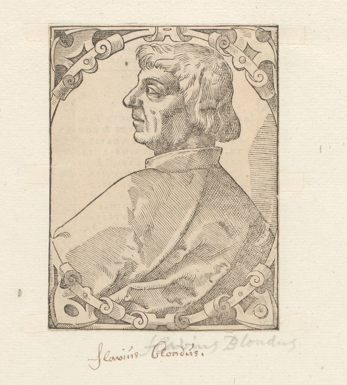 Portarretrato de Flavio Biondo de Anonymous