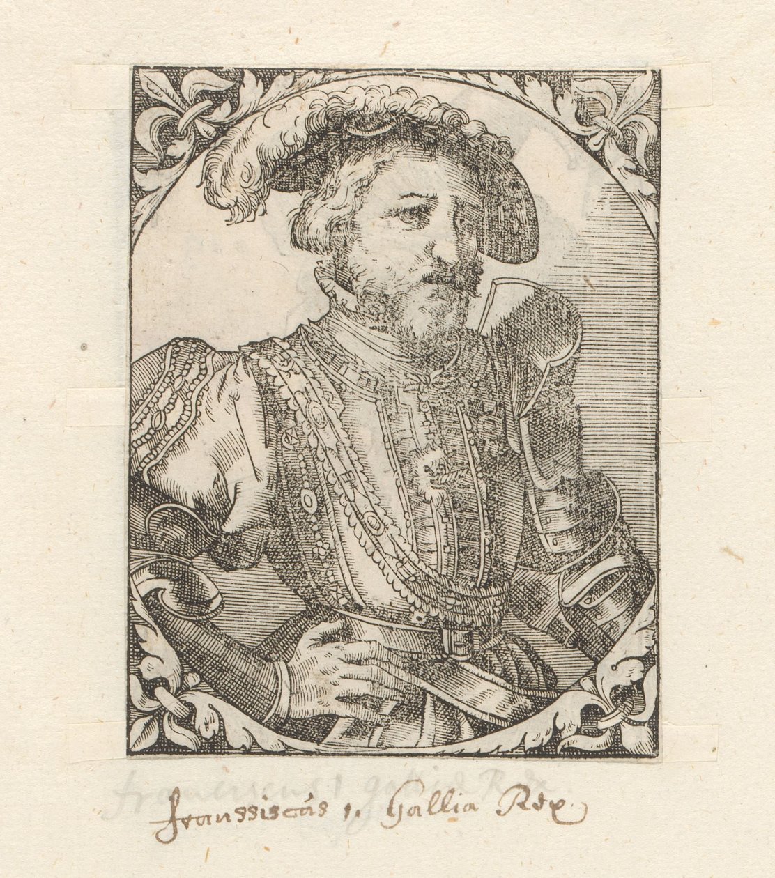 Retrato de Francisco I de Valois-Angoulême, Rey de Francia de Anonymous
