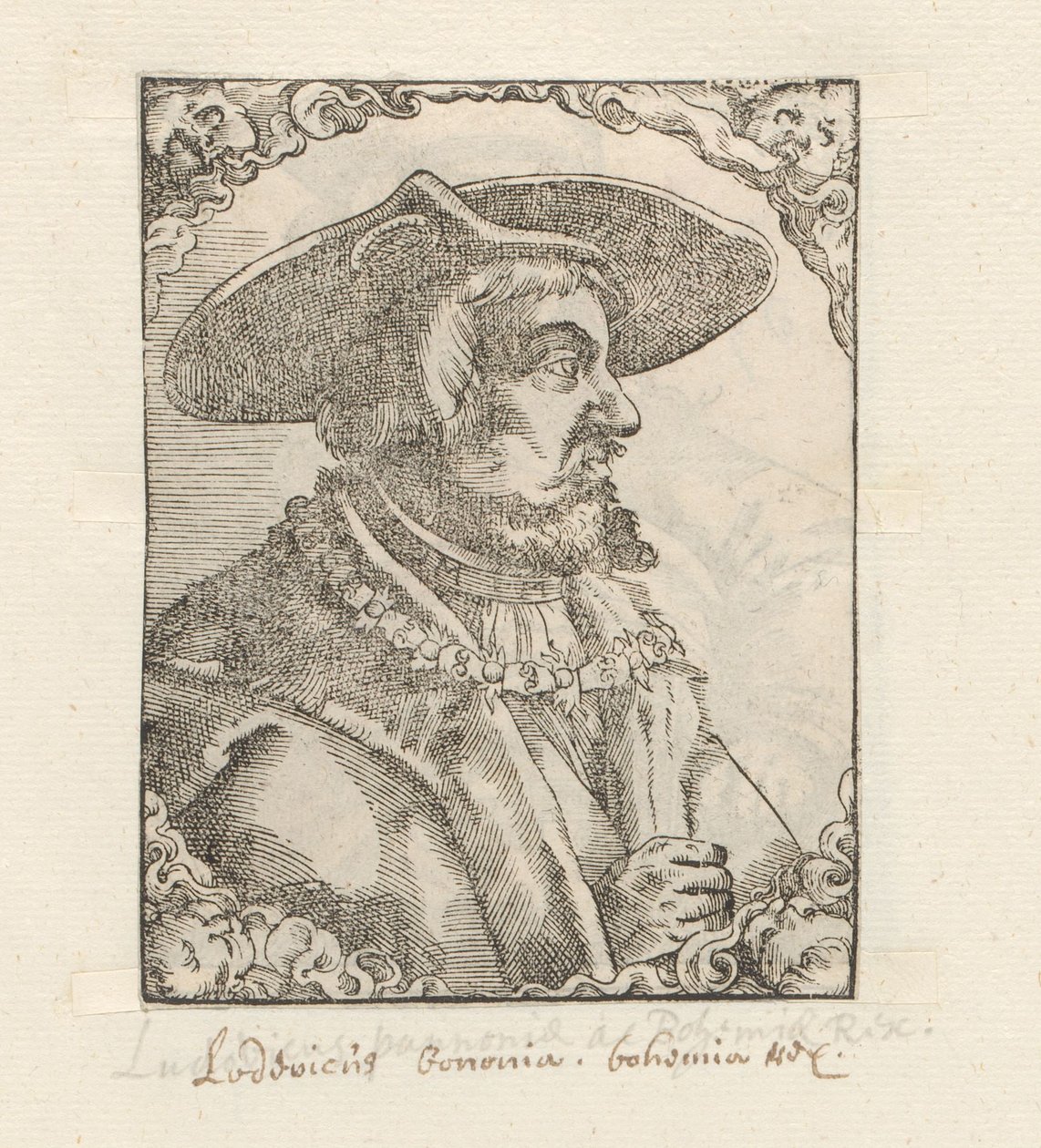Retrato de Luis II de Hungría de Anonymous