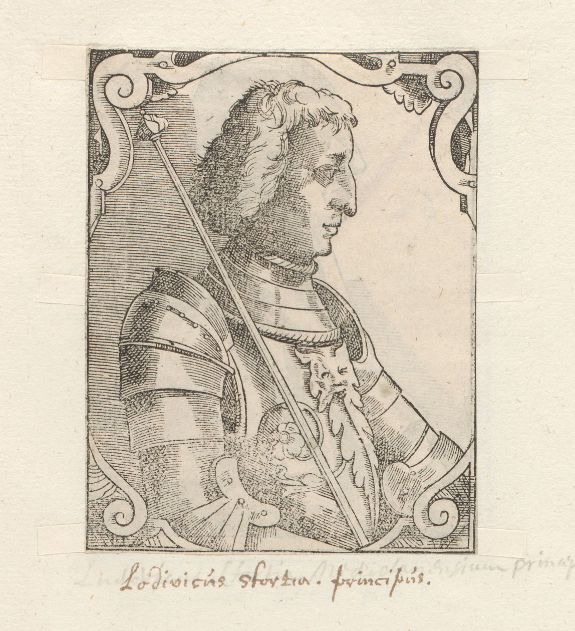 Portarretrato de Ludovico Sforza de Anonymous