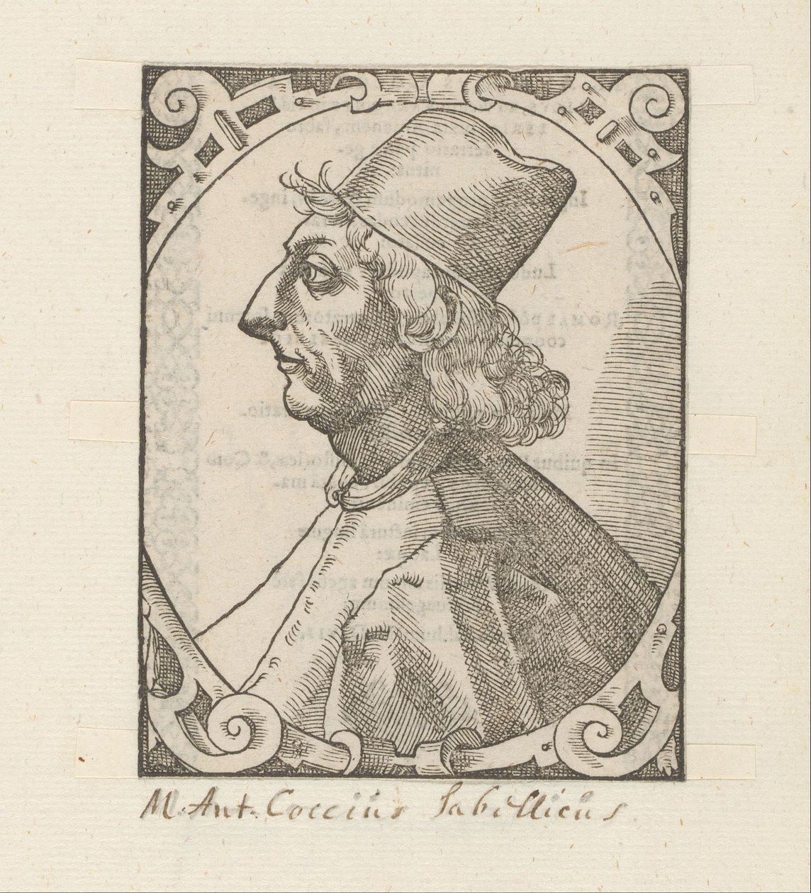 Portret de Marcus Antonius Coccius Sabellicus de Anonymous