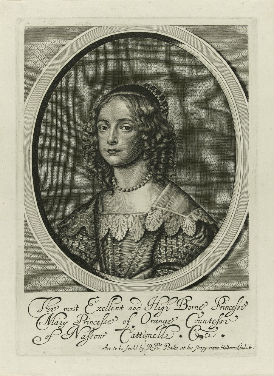 Retrato de María Henrietta Stuart de Anonymous