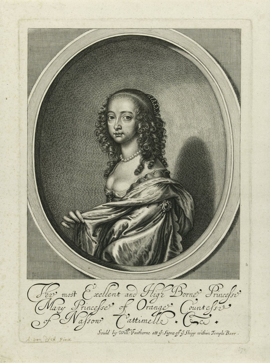Retrato de María Henrietta Stuart de Anonymous
