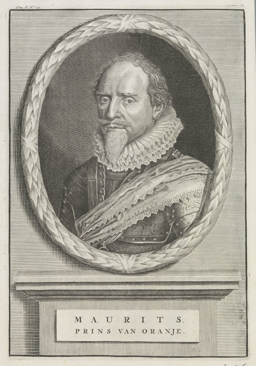 Retrato de Maurits, Príncipe de Orange de Anonymous