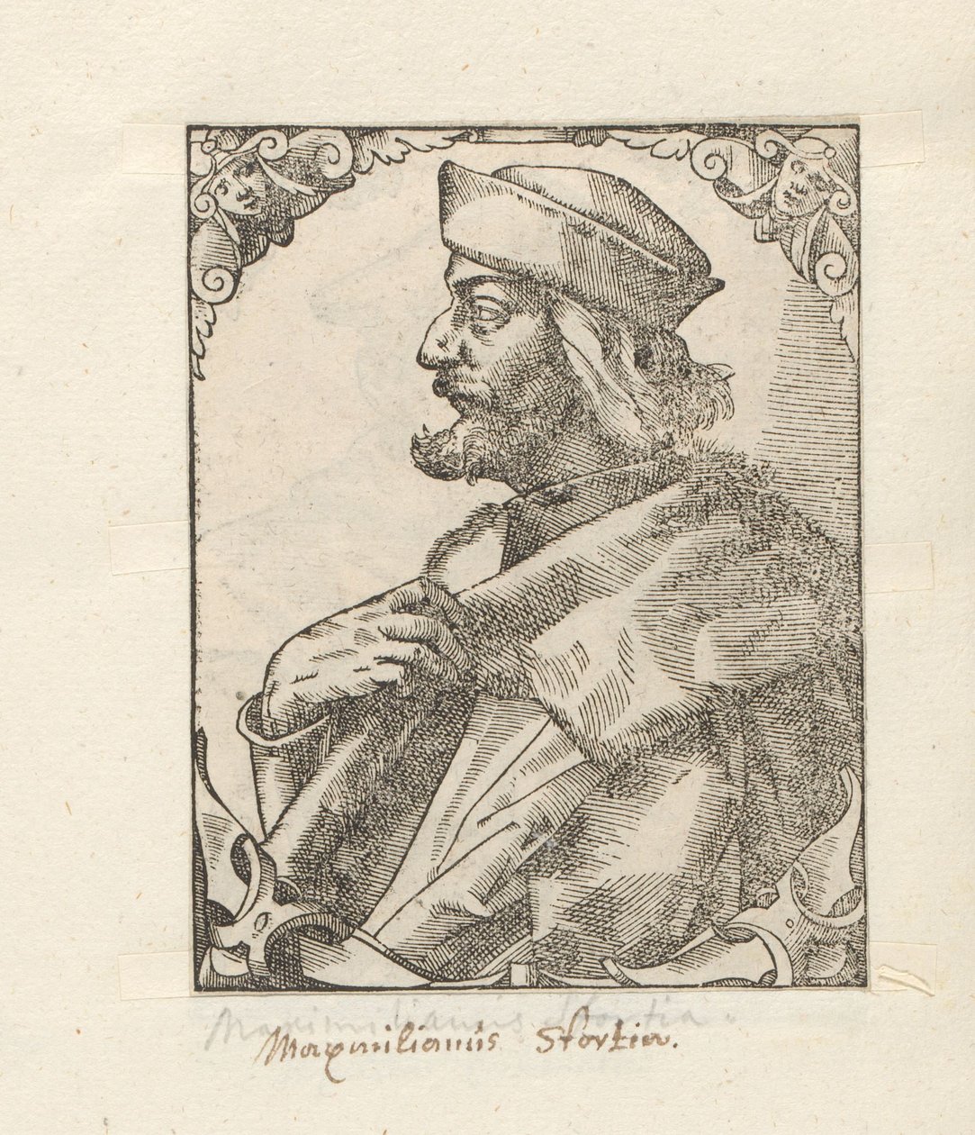 Retrato de Maximiliano Sforza de Anonymous