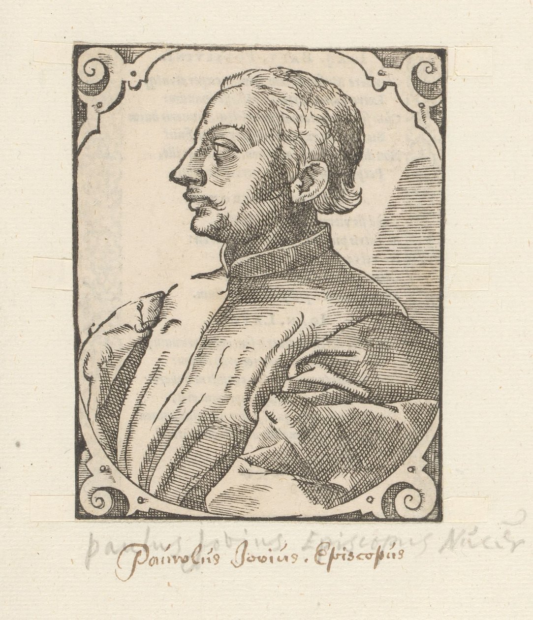 Portret de Paolo Giovio de Anonymous
