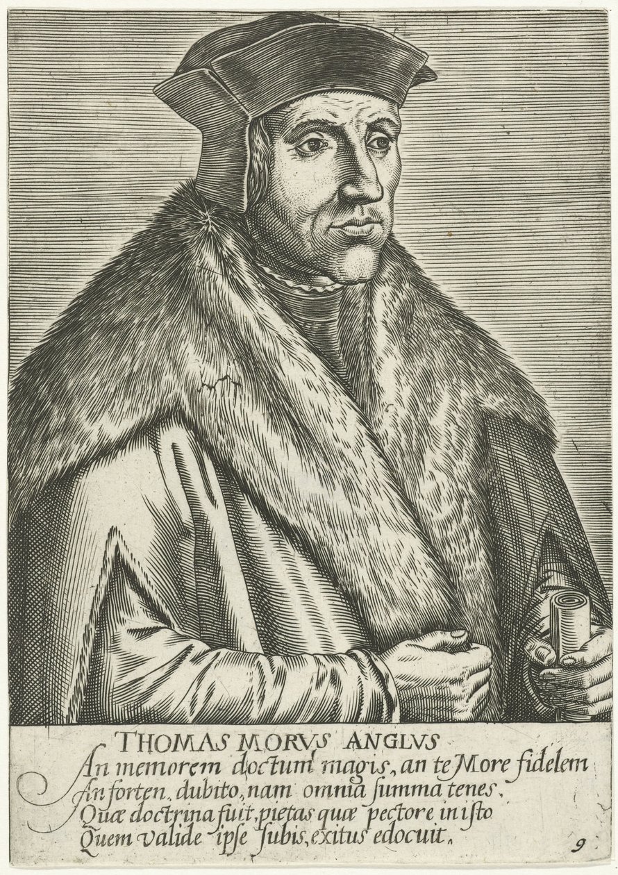 Portret de Tomás Moro Thomas Morvs Anglvs (título sobre el objeto) de Anonymous