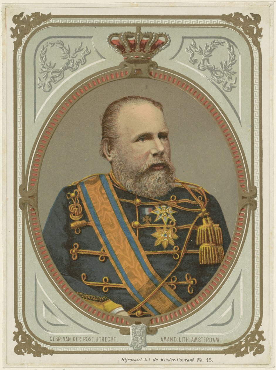 Retrato de Guillermo III, rey de los Países Bajos de Anonymous