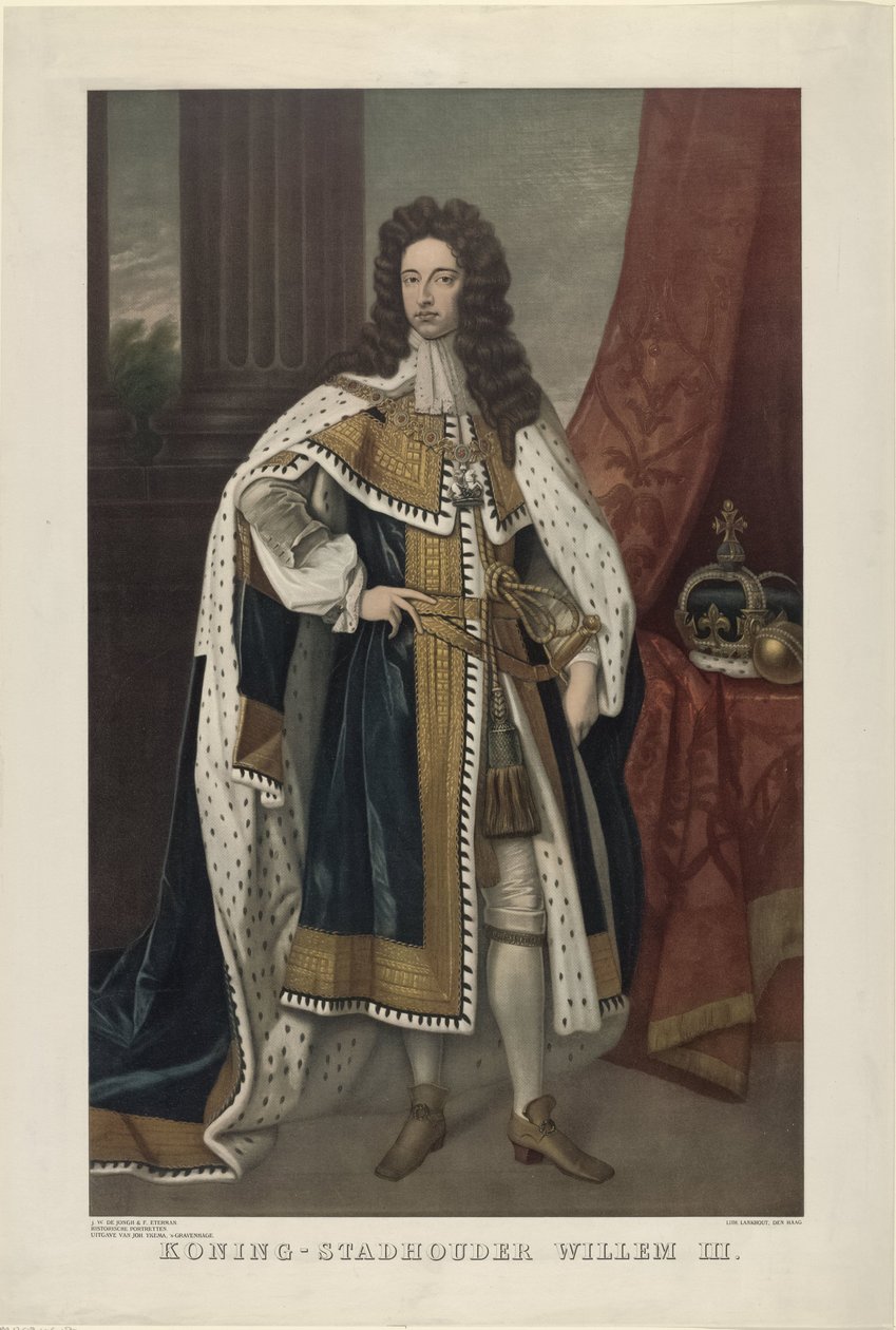 Retrato de Guillermo III, Príncipe de Orange Retratos históricos (título de la serie) de Anonymous