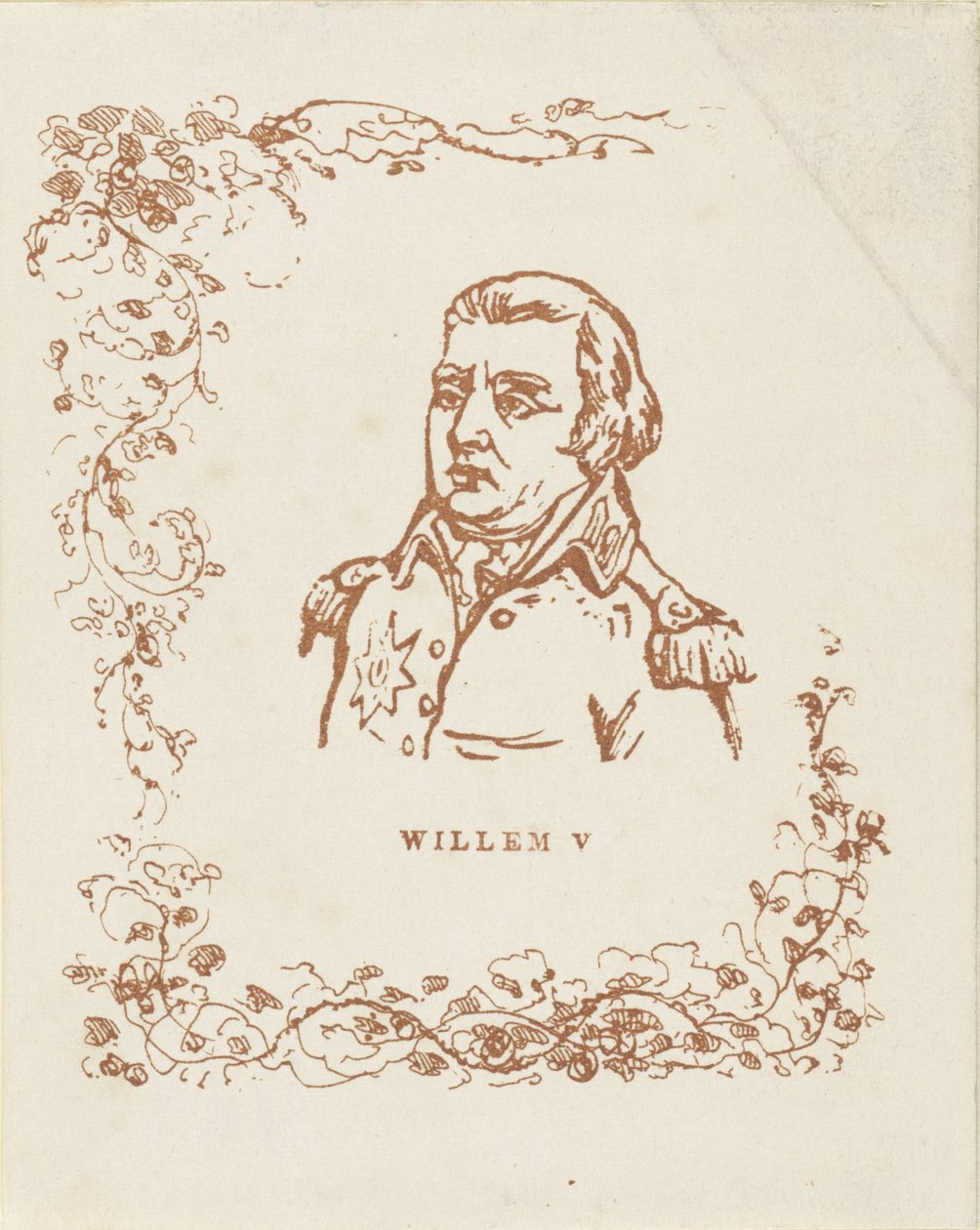Retrato de Guillermo V, Príncipe de Orange-Nassau de Anonymous