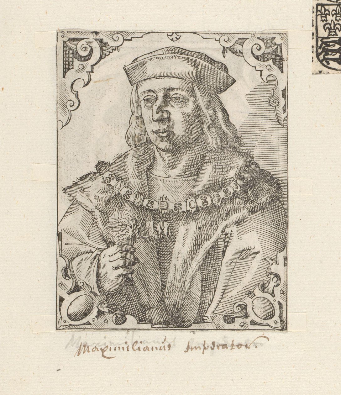 Retrato del emperador Maximiliano I de Habsburgo de Anonymous