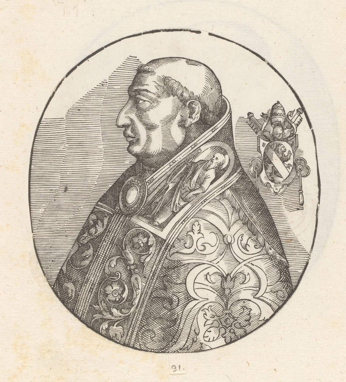 Retrato del Papa Pablo II de Anonymous