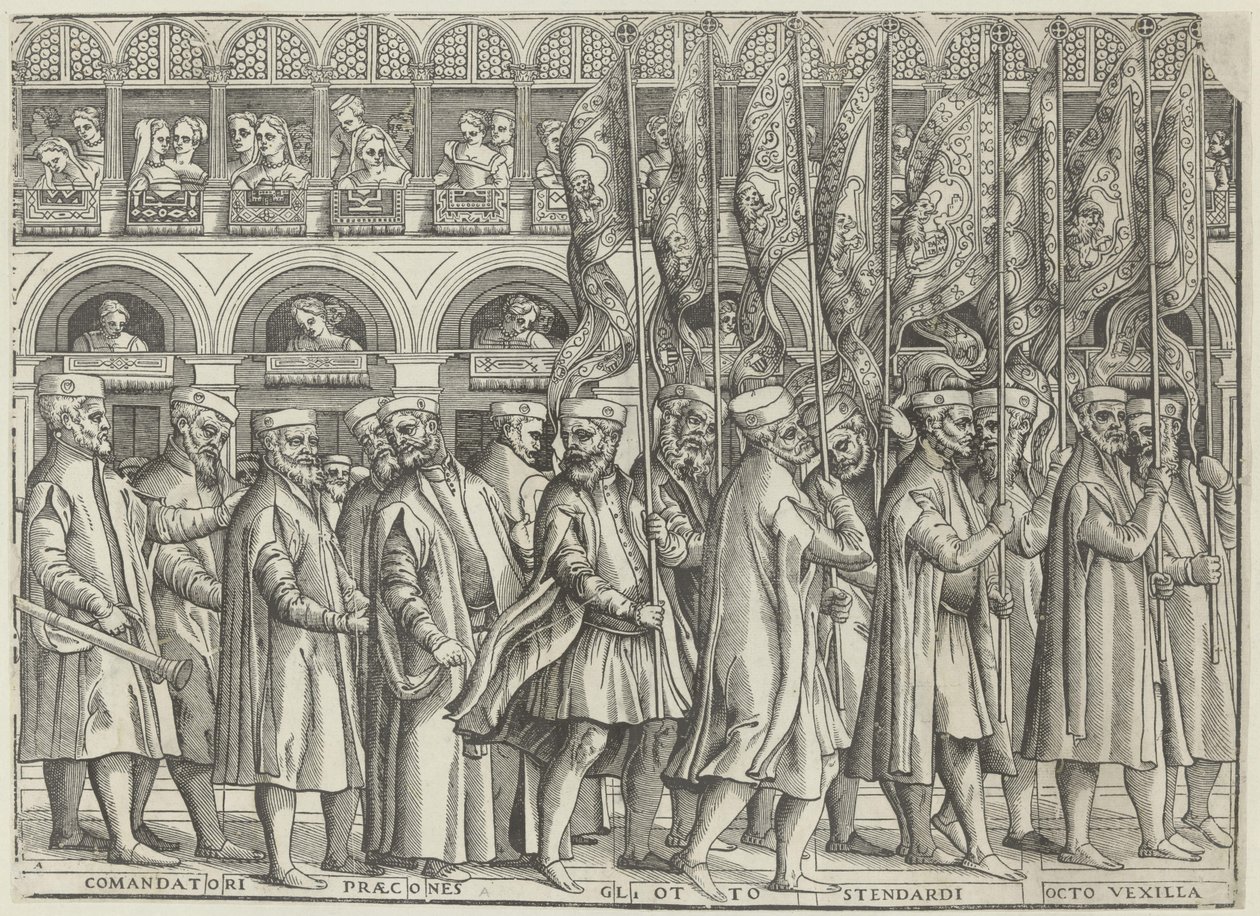 Procesión del Dogo de Venecia (octava parte) de Anonymous