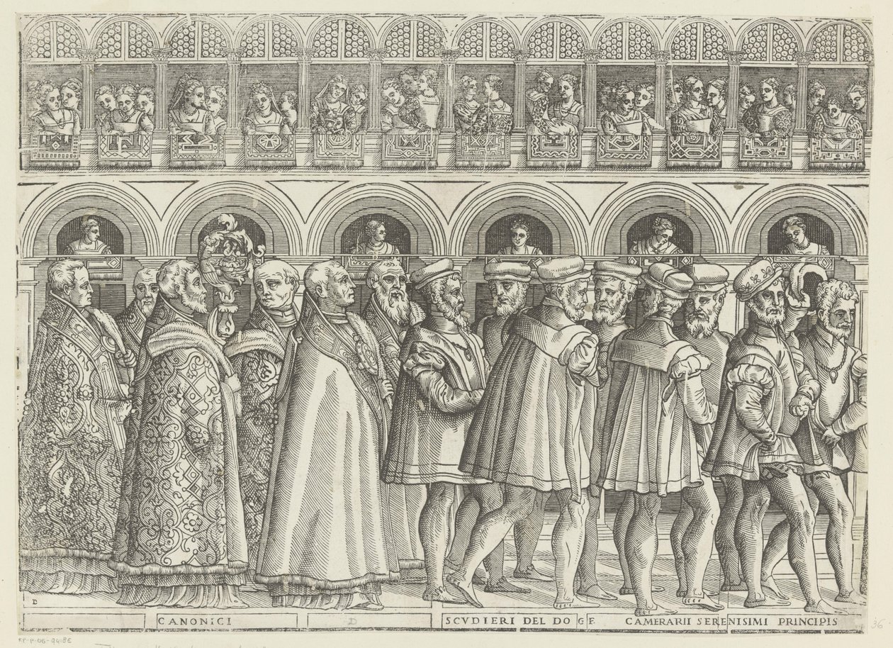 Procesión del Dogo de Venecia (Parte 5) de Anonymous