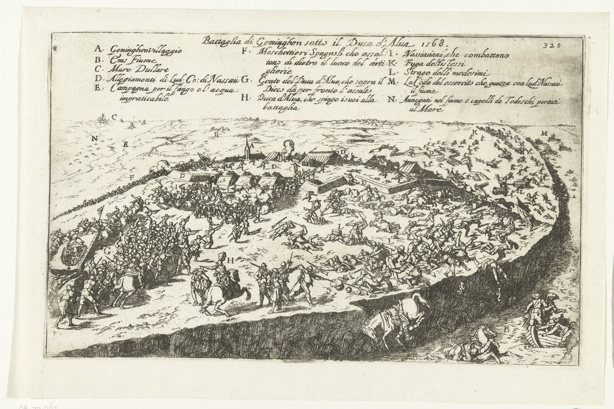 Batalla de Jemmingen, 1568 Battaglia di Geminghen sotto il Duca d