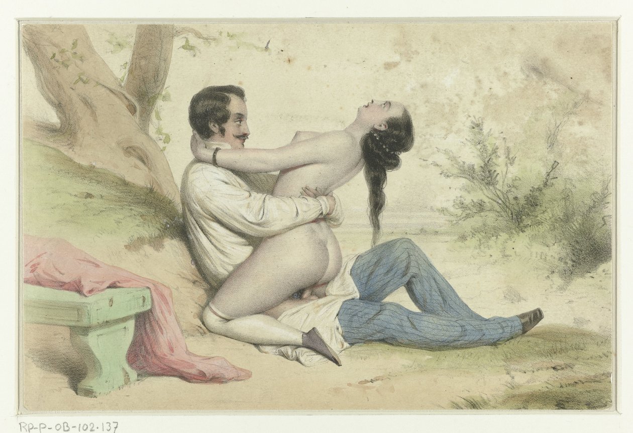 tres parejas teniendo sexo Hacer el amor en el paisaje Tres haciendo el amor (título de la serie) de Anonymous