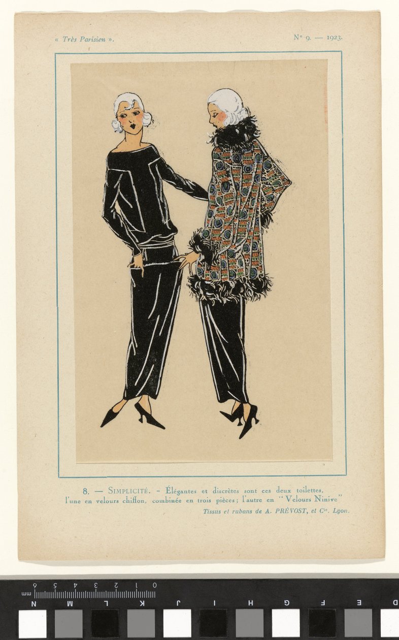 Muy parisino, 1923, nº 9: 8. - SIMPLICIDAD. - Elegante y discreta... de Anonymous