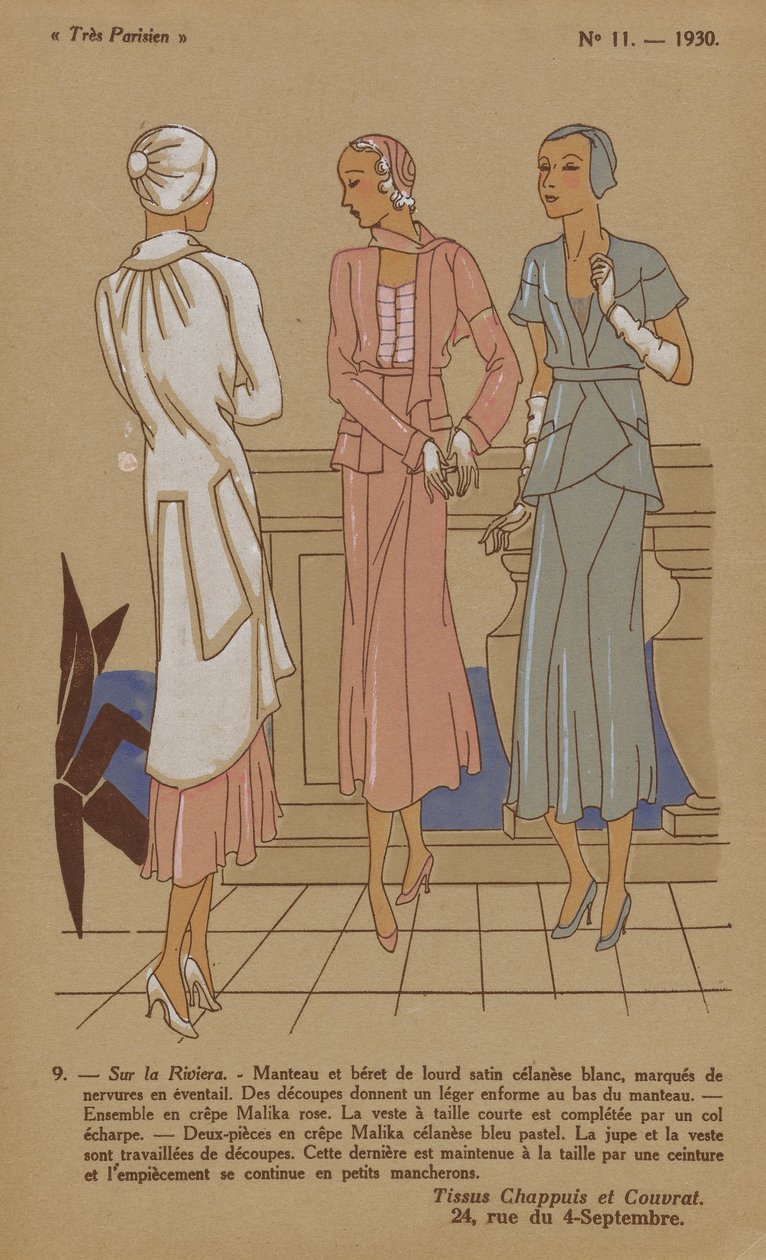 Très Parisien, 1930, nº 11: 9 - En la Riviera... de Anonymous