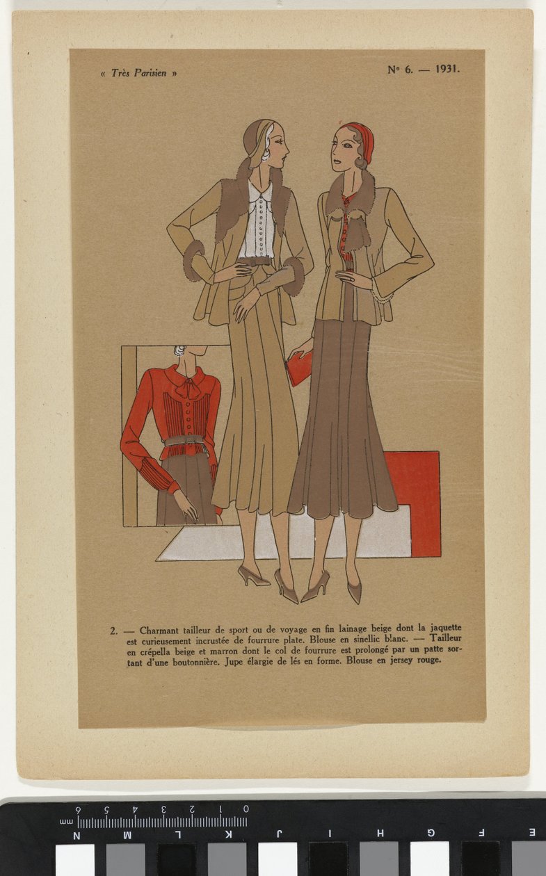 Muy parisino. Moda, Chic, Elegancia
Très Parisien, 1931, nº 6: 2. de Anonymous