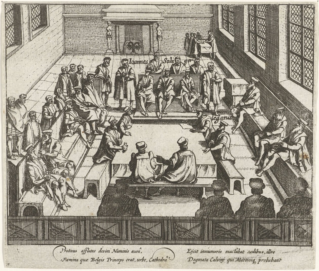 Prohibición de la predicación protestante en Amberes, 1577 de Anonymous