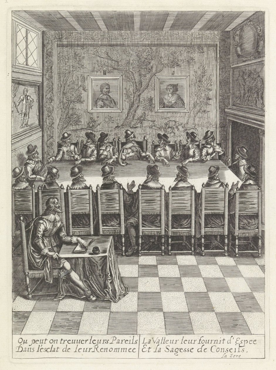 Vergadering van de Staten-Generaal Historia de la Entrada de la Reina Madre del Rey Cristianísimo en las Provincias Unidas de los Países Bajos. (título de la serie) de Anonymous