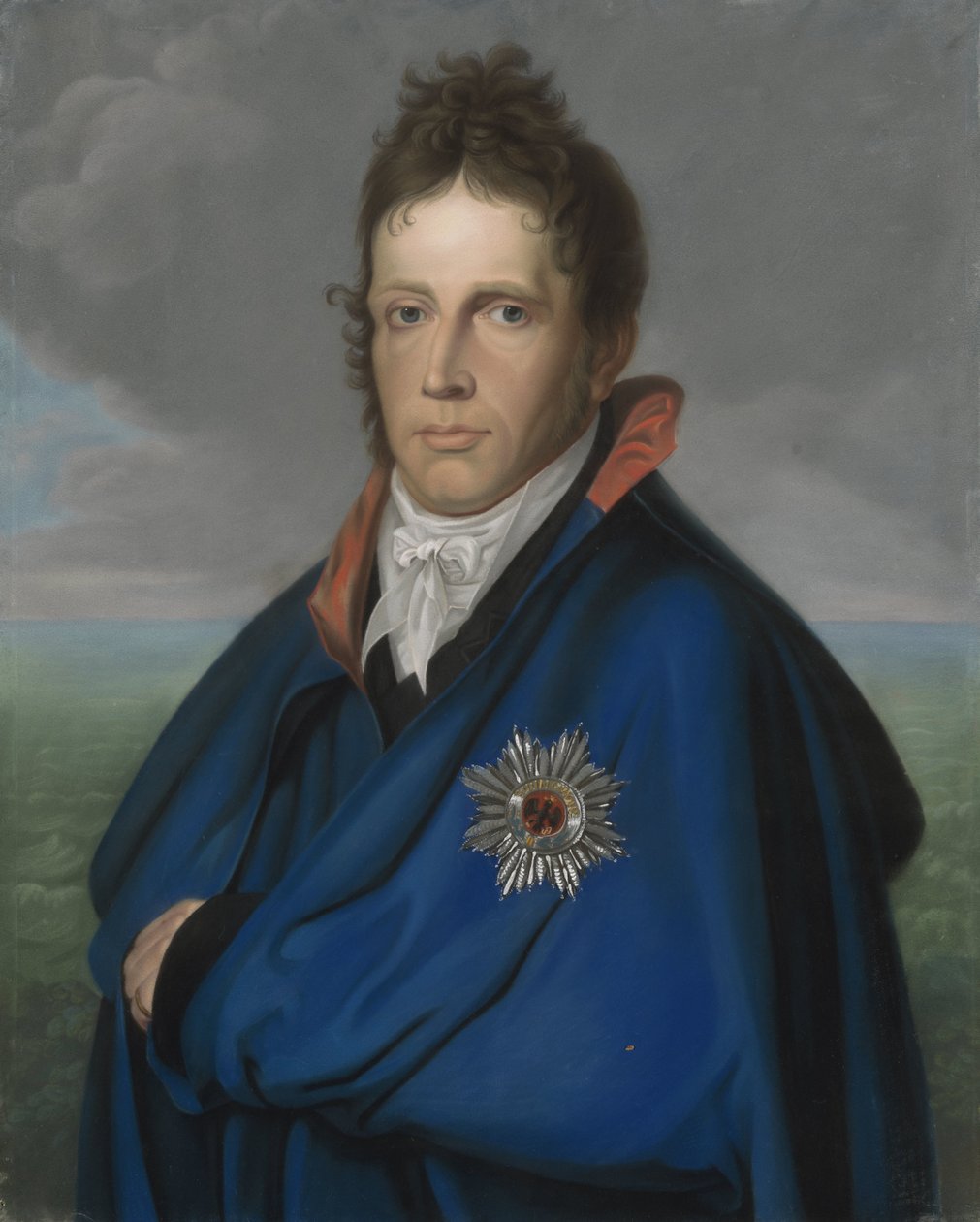 Guillermo Federico (1772-1843), príncipe heredero de Orange-Nassau. Más tarde, el rey Guillermo I. Llamado "El retrato de la capa". de Anonymous