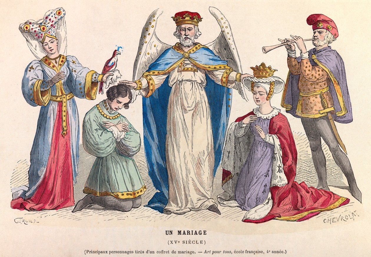 Una boda en el siglo XVI - Una boda siglo XVI - colección privada de Anonymous Anonymous
