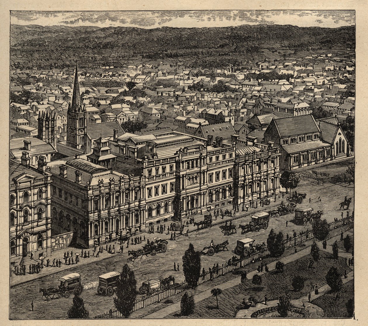 Adelaida - Australia - 1890 - grabado 1890 de Anonymous Anonymous