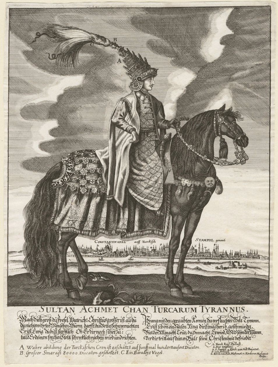 Ahmet III - Sultan Ahmed III (1673-1736) de Anonymous Anonymous