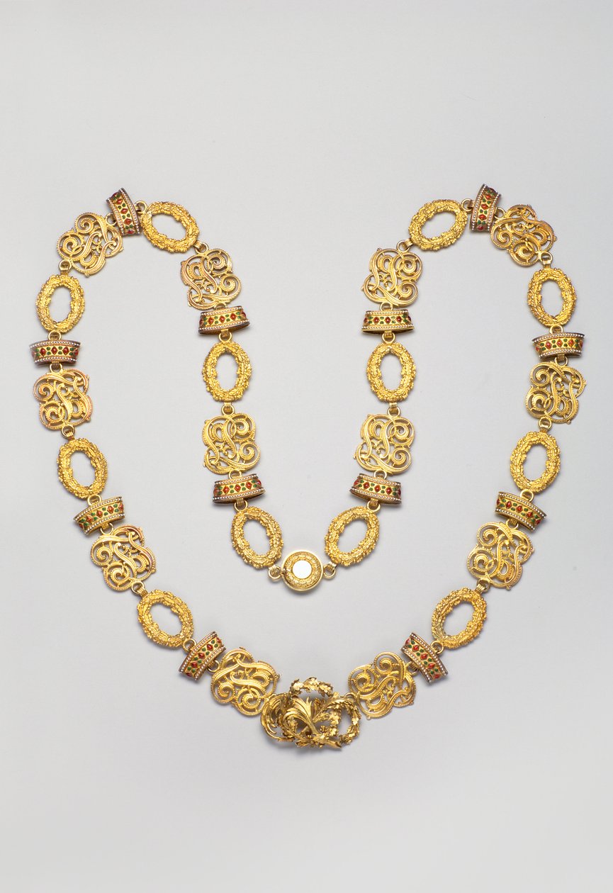Austria - Orden de la Corona de Hierro: collar perteneciente a Heinrich Ritter Kummer von Falkenfeld (1852-1929) - Se convirtió en caballero de la Orden Imperial Austriaca de la Corona de Hierro en 1913 - Fabricado por Rothe & Neffe (Viena) - principios de de Anonymous Anonymous