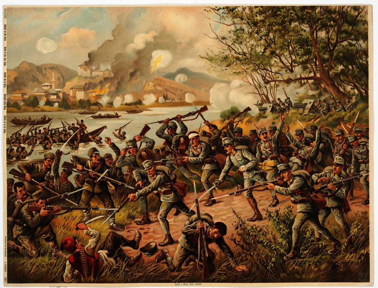 Batalla del Drina (Bosnia, Serbia) 1914 de Anonymous Anonymous