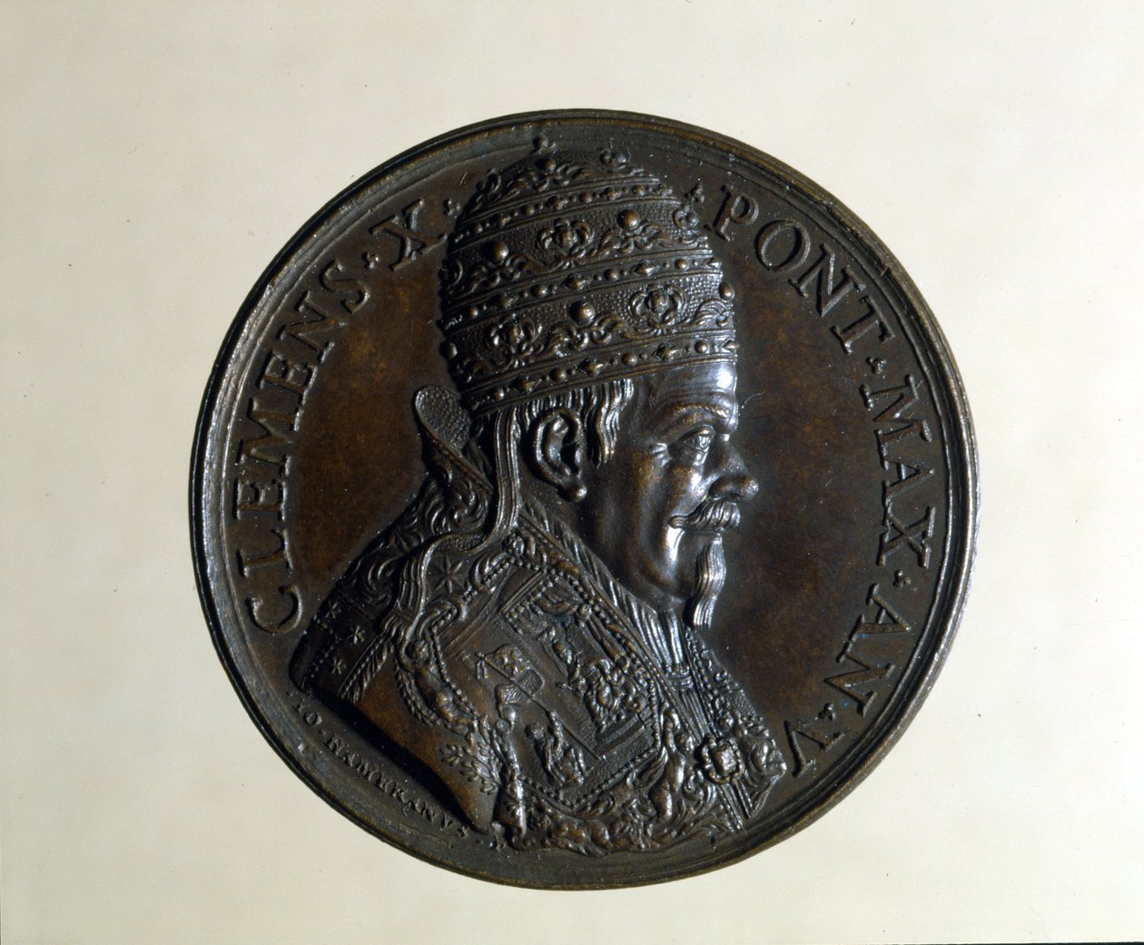 Clemente X (1590 - 1676). Medalla de bronce. Milán de Anonymous Anonymous