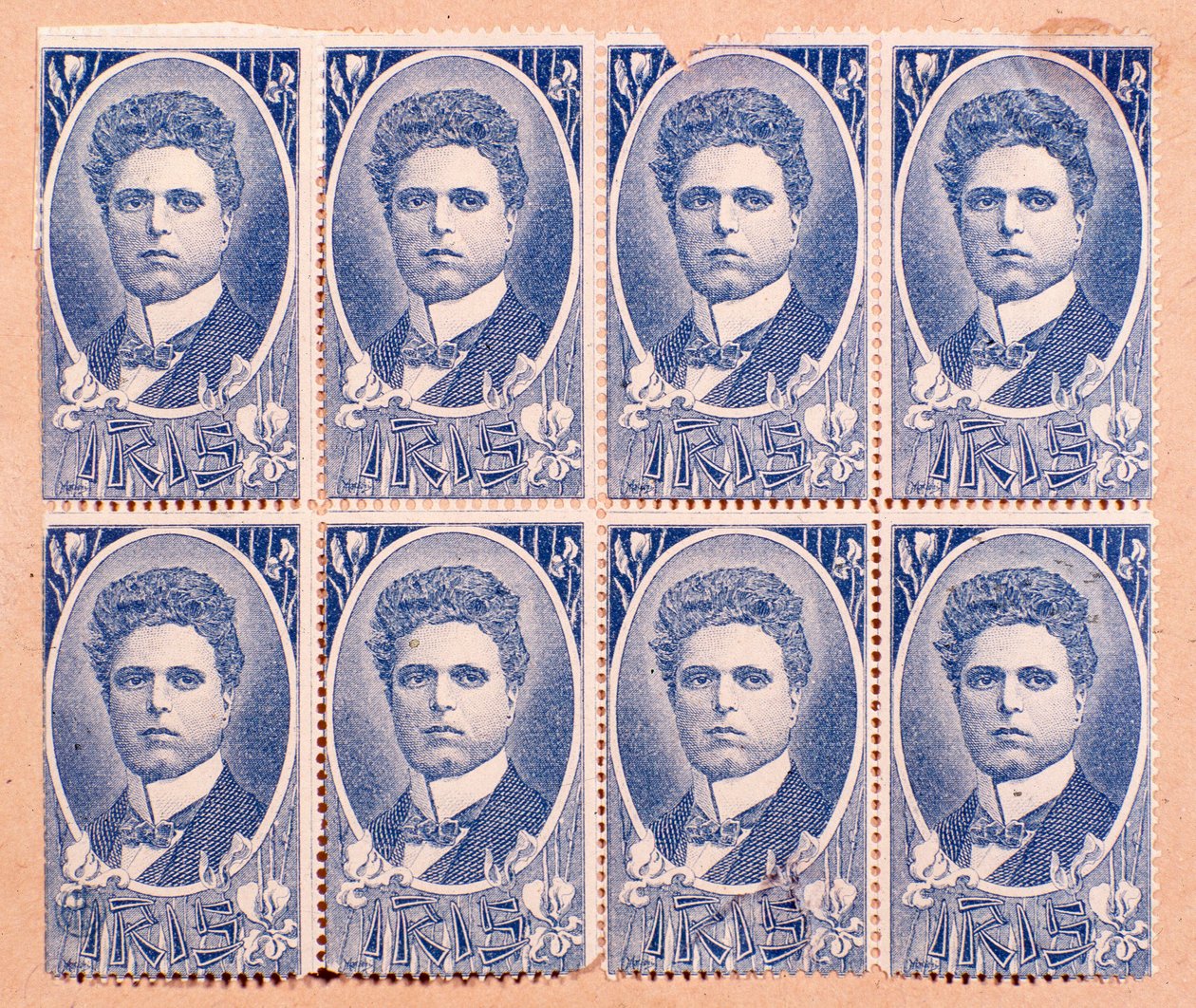 Sellos conmemorativos con retratos de Pietro Mascagni (1898) de Anonymous Anonymous