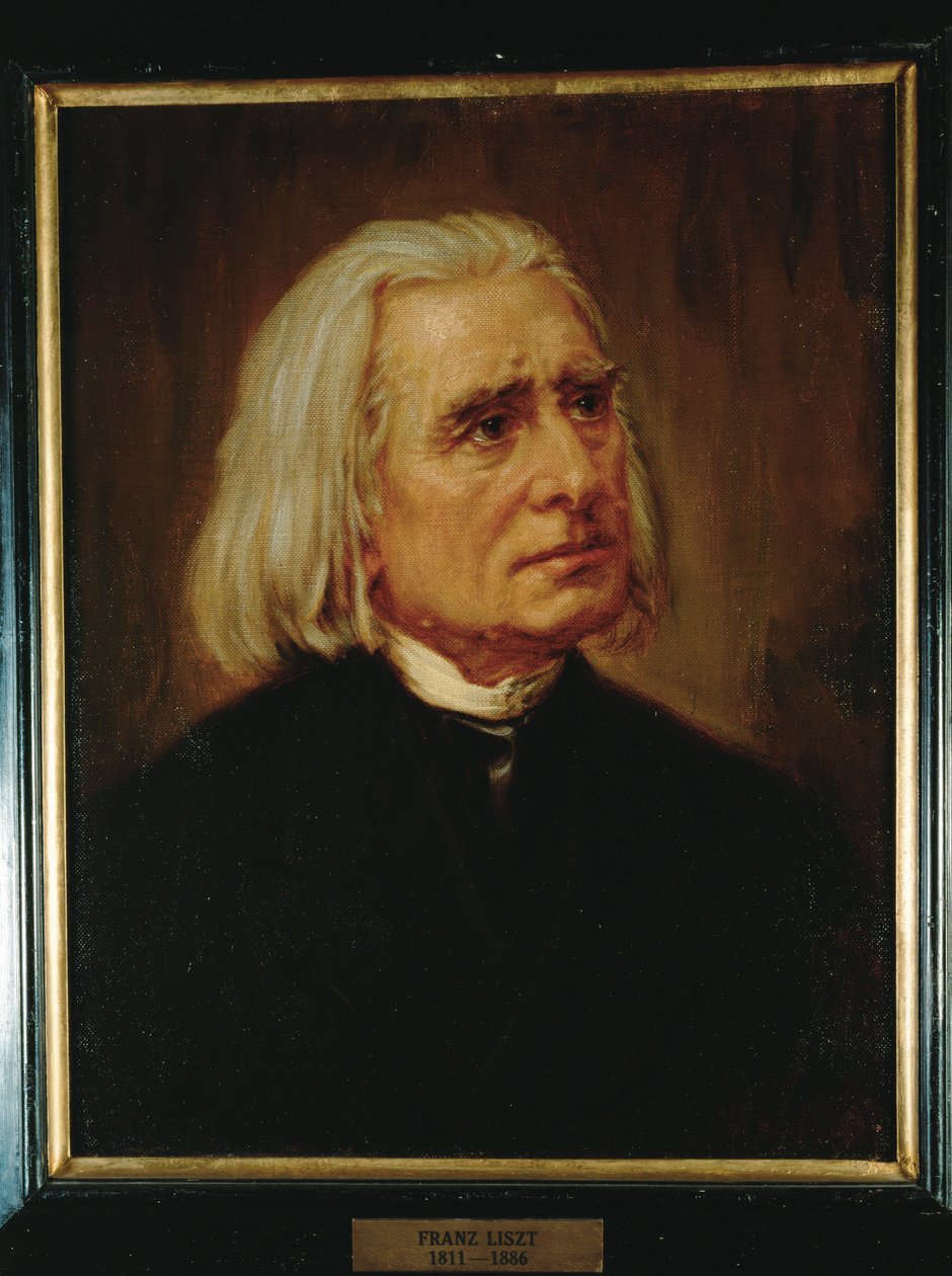 Compositor Franz Liszt ... (pintura sobre lienzo) de Anonymous Anonymous
