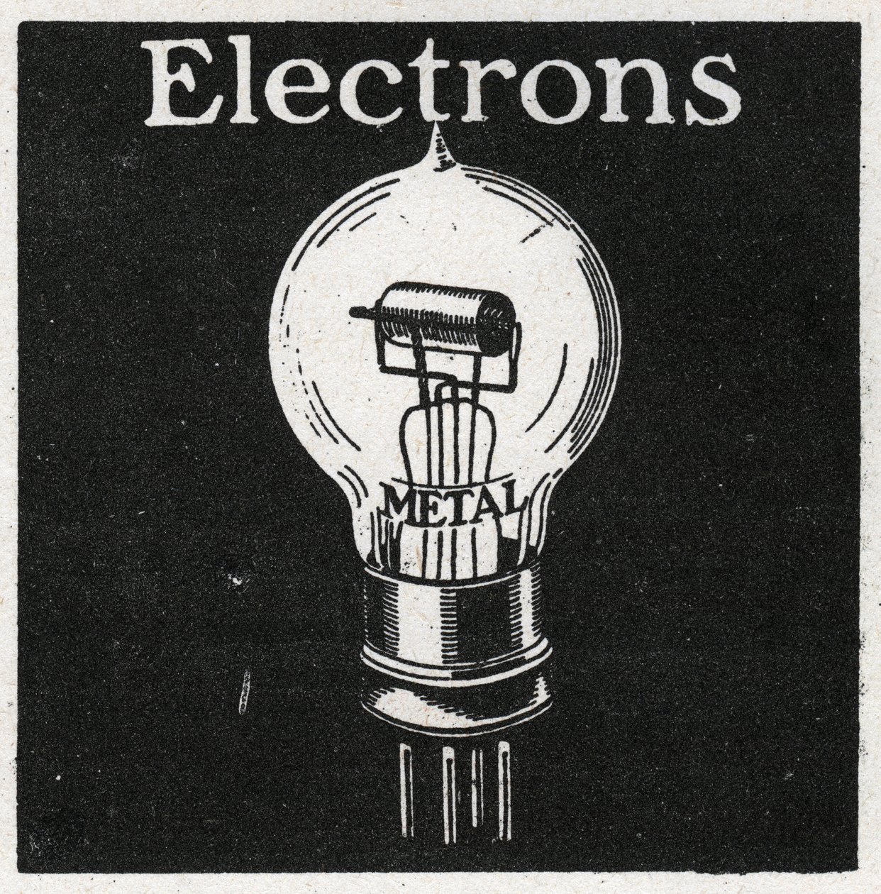 Fenómenos eléctricos: electrones. Ilustración anónima de 1925. Colección privada. de Anonymous Anonymous