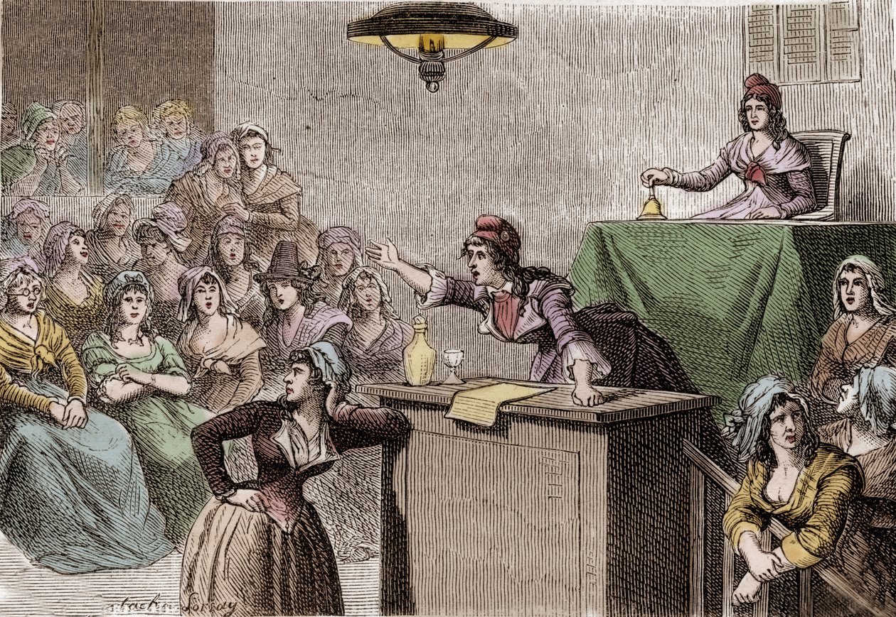 Revolución Francesa 1789 - 1799, club político de mujeres de Anonymous Anonymous