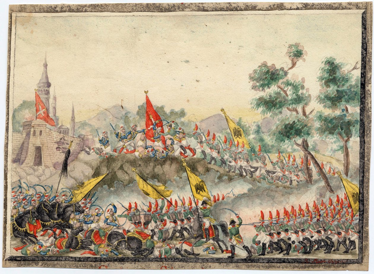 El ejército ruso capturó la fortaleza de Izmail en 1790 de Anonymous Anonymous