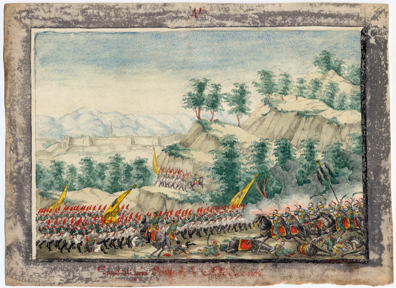 Guerra ruso-turca de 1828-1829 El sitio de la fortaleza de Shumen en 1828 de Anonymous Anonymous
