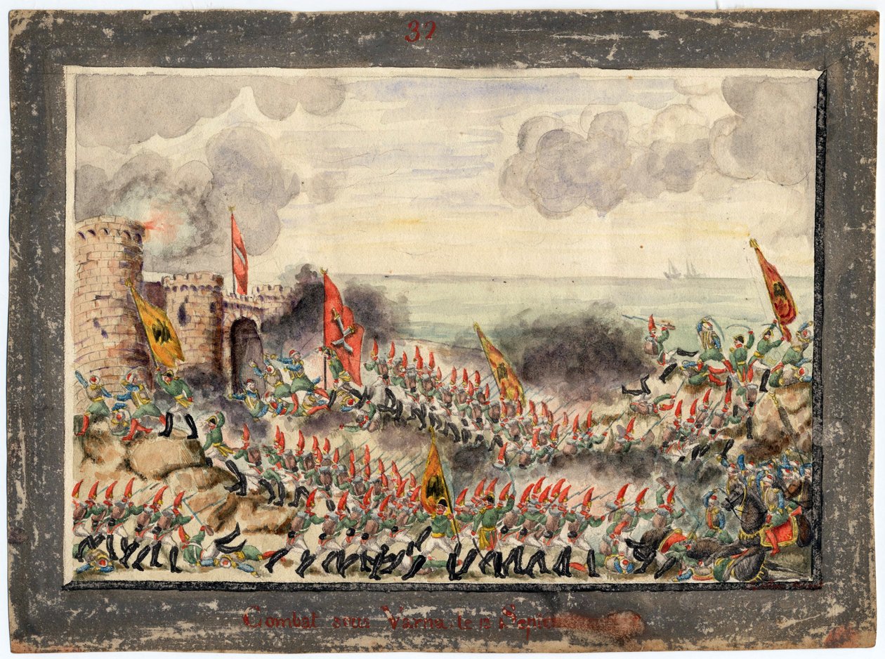 Guerra ruso-turca de 1828-1829 El sitio de Varna en septiembre de 1828 de Anonymous Anonymous